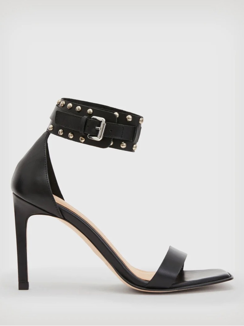 All Saints Alma Leather Studded Sandals